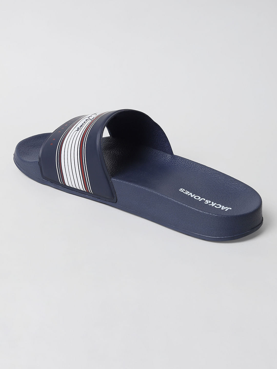 Blue Logo Print Sliders