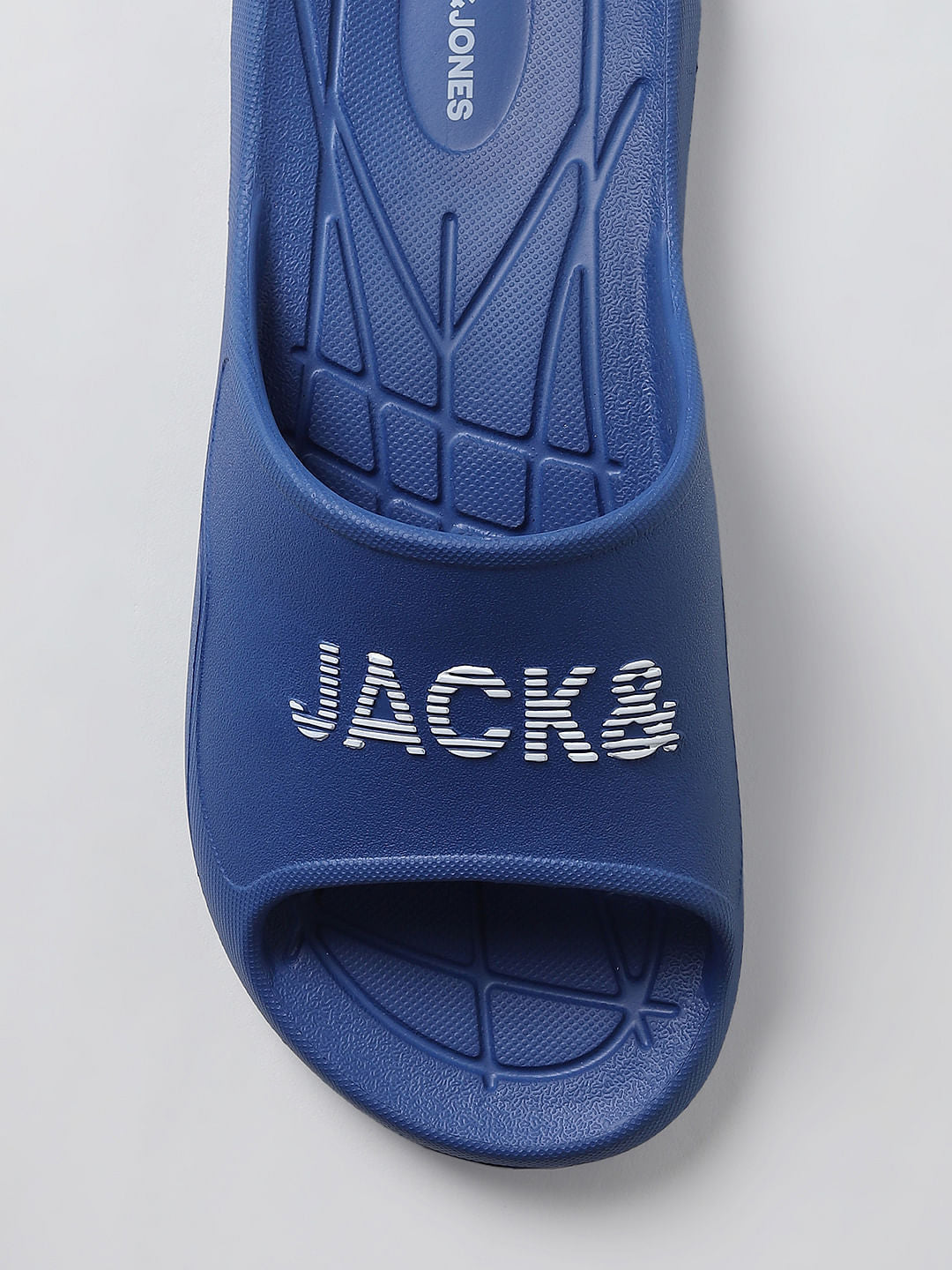 Blue Logo Print Sliders
