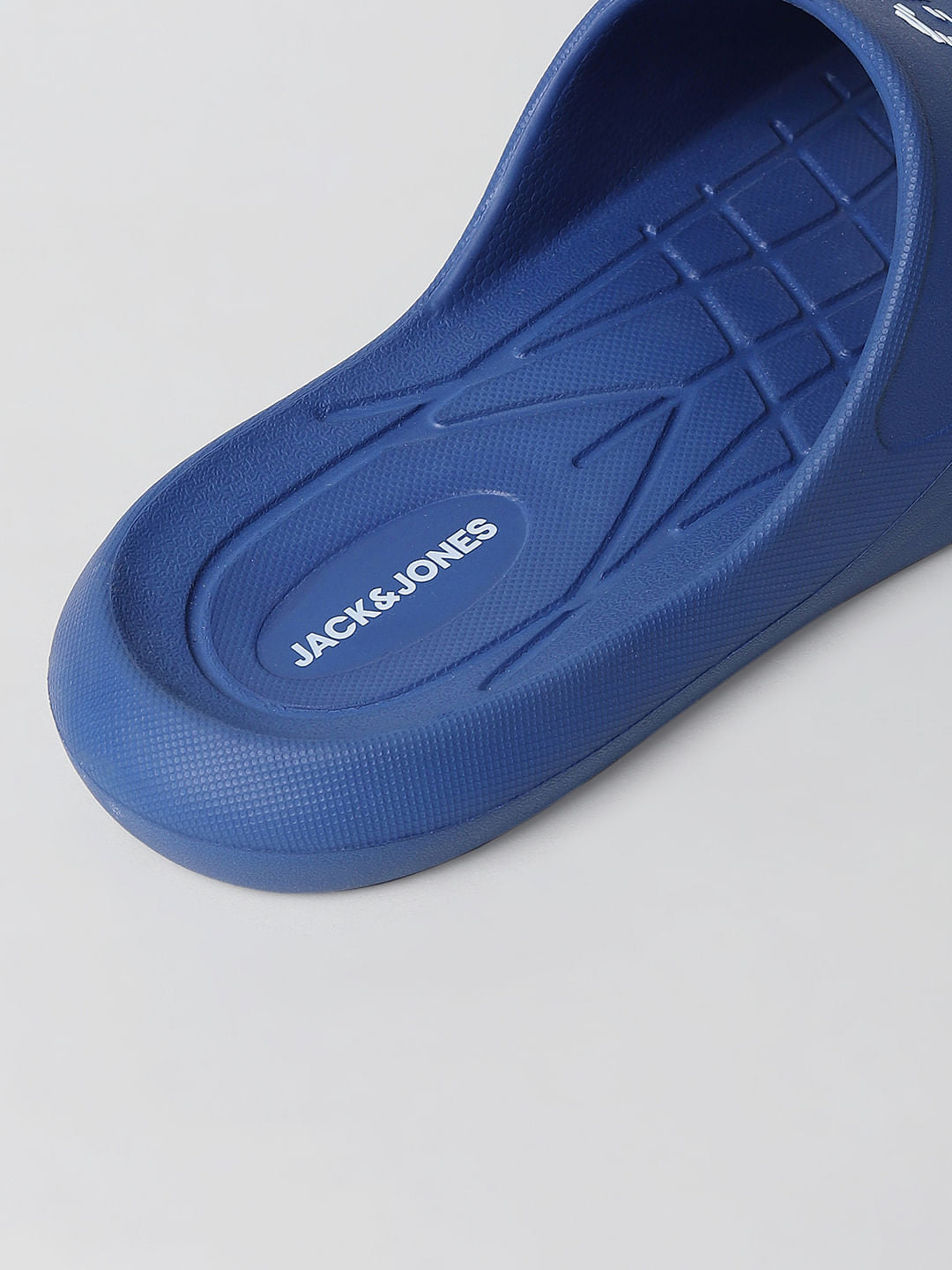 Blue Logo Print Sliders