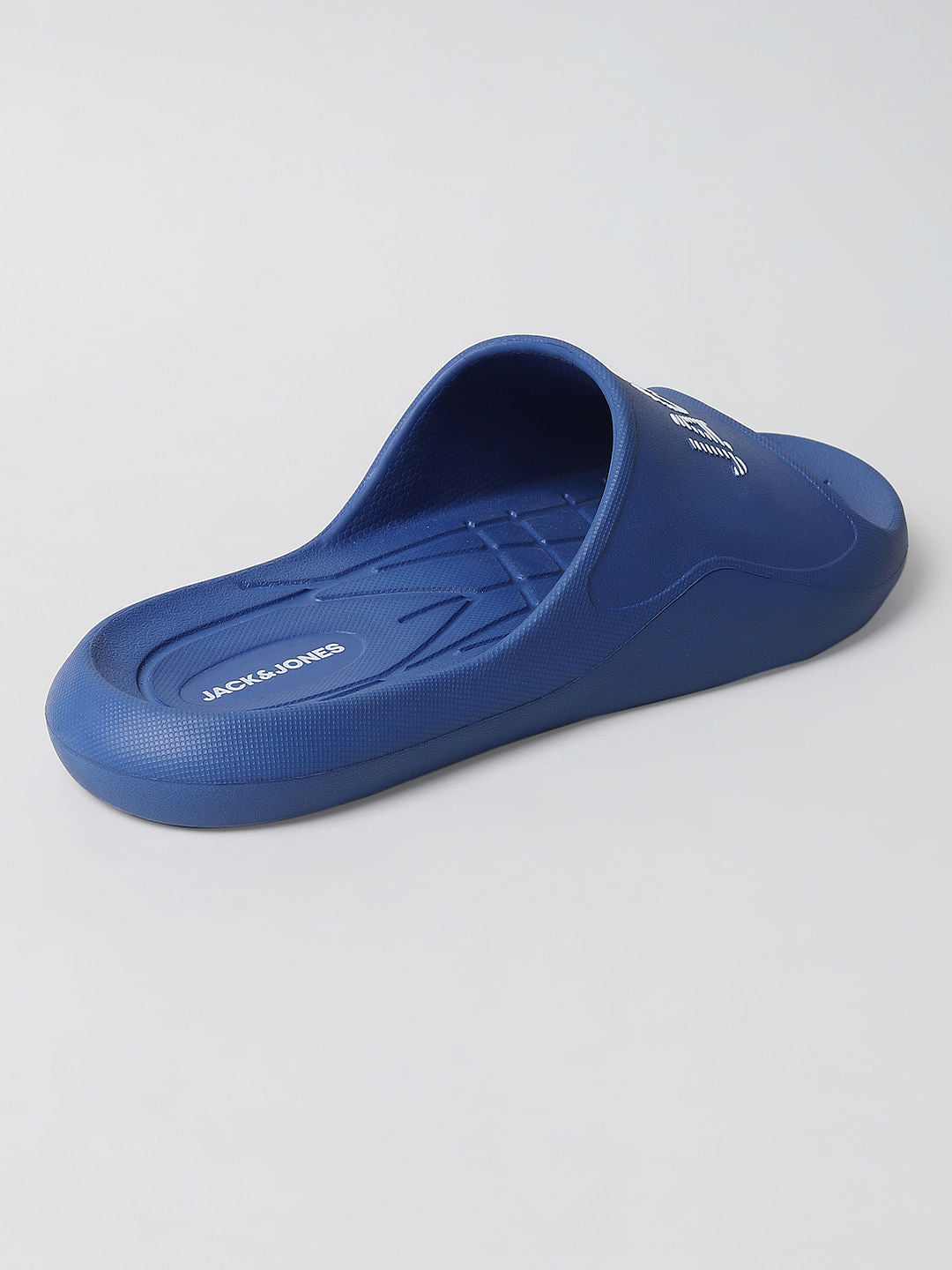 Blue Logo Print Sliders