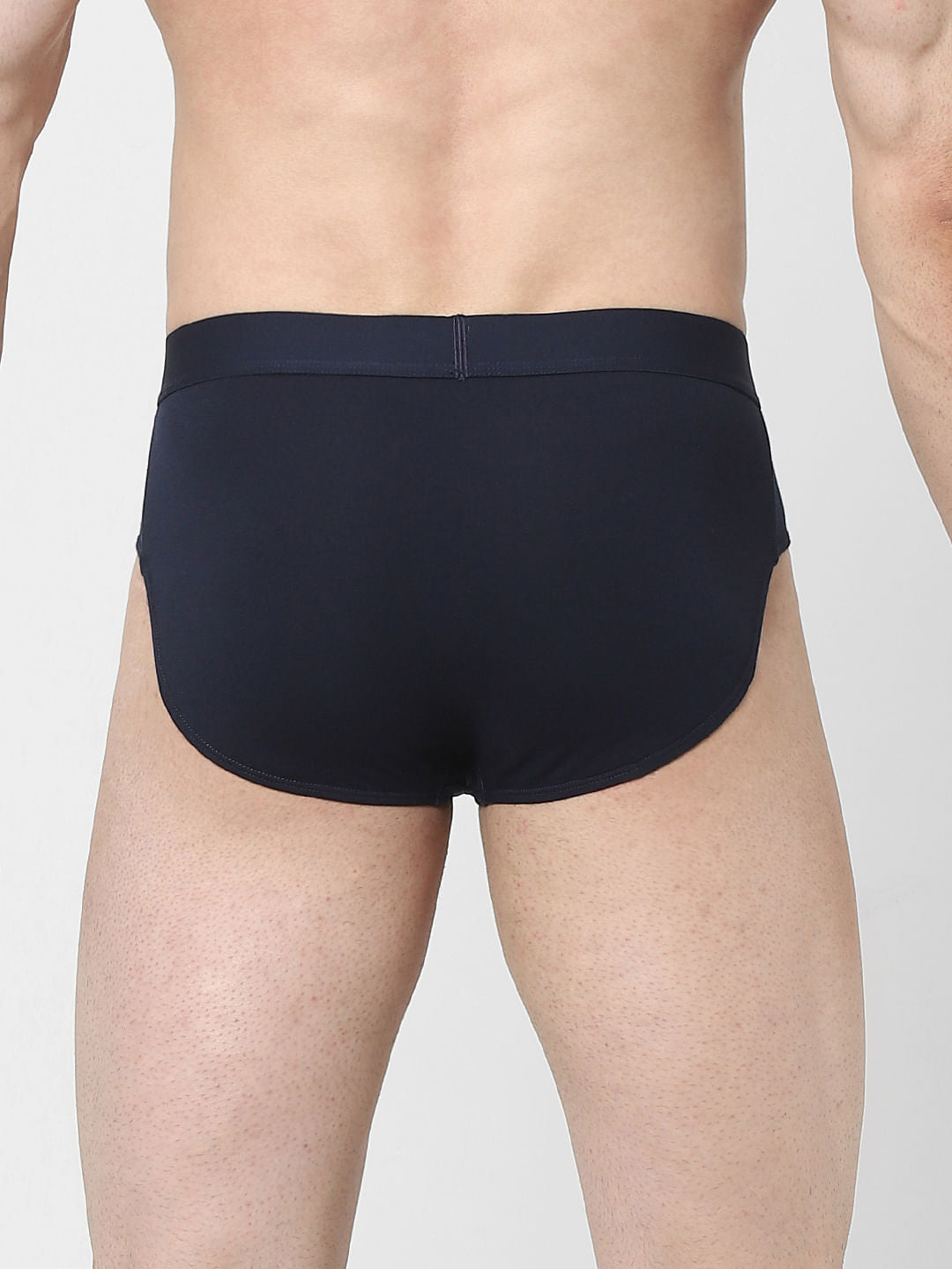 Navy Blue Cotton Briefs