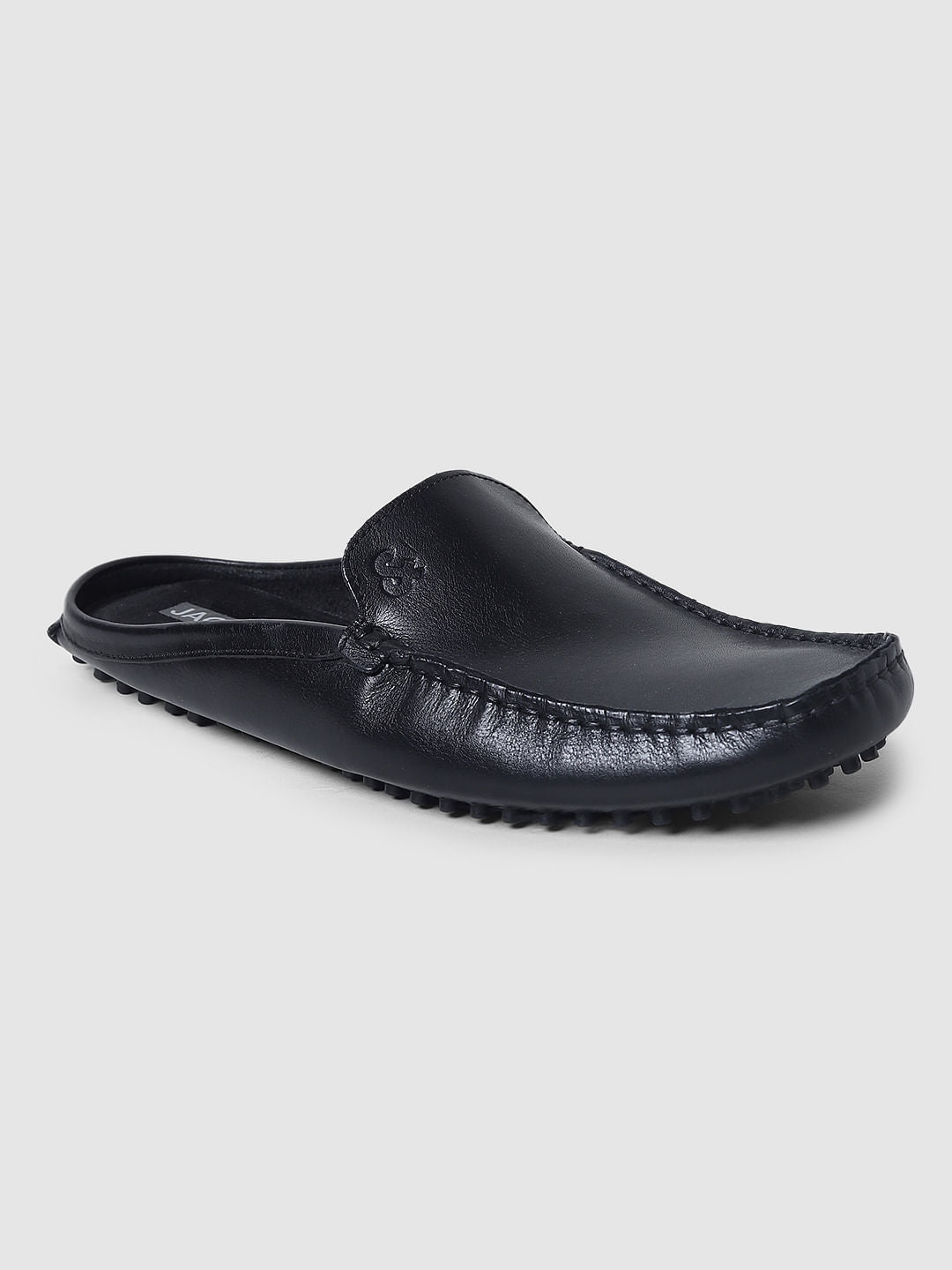Black Leather Loafers