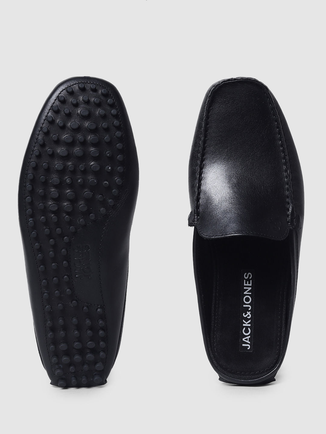 Black Leather Loafers