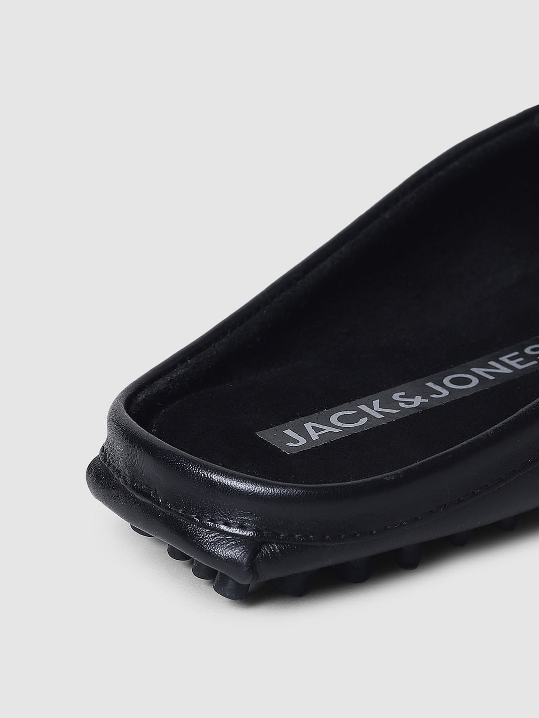 Black Leather Loafers