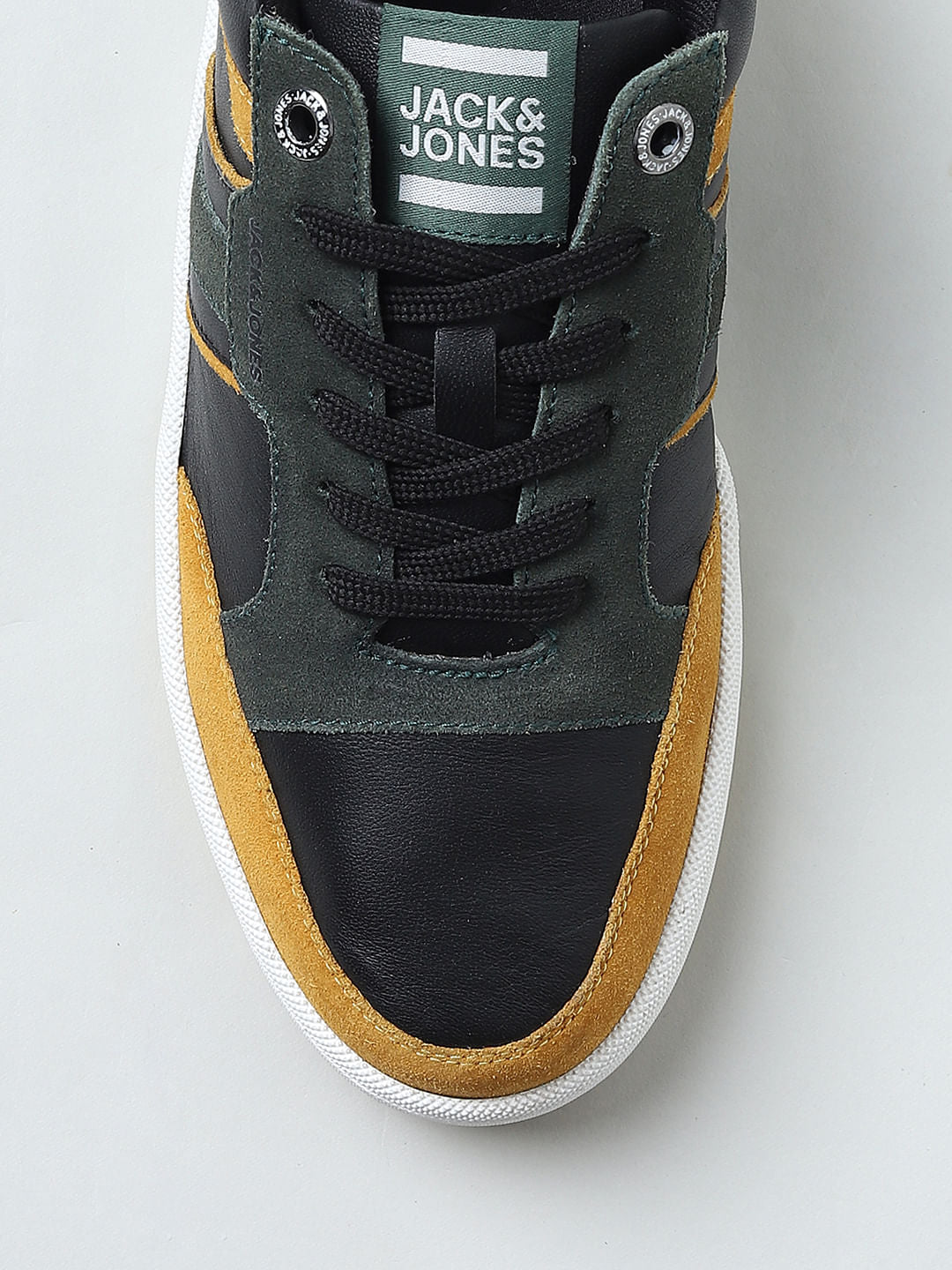 Brown Colourblocked Sneakers