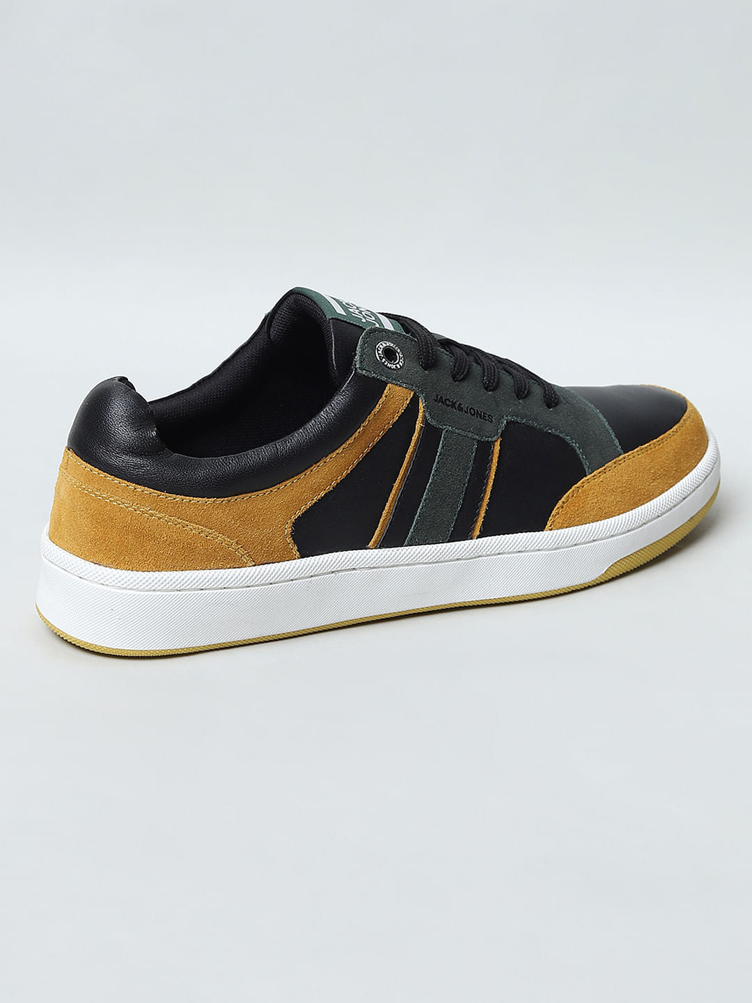 Brown Colourblocked Sneakers