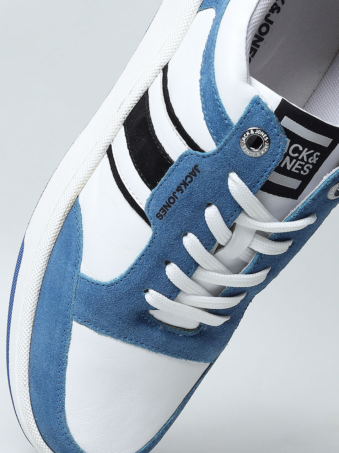 Blue Colourblocked Sneakers