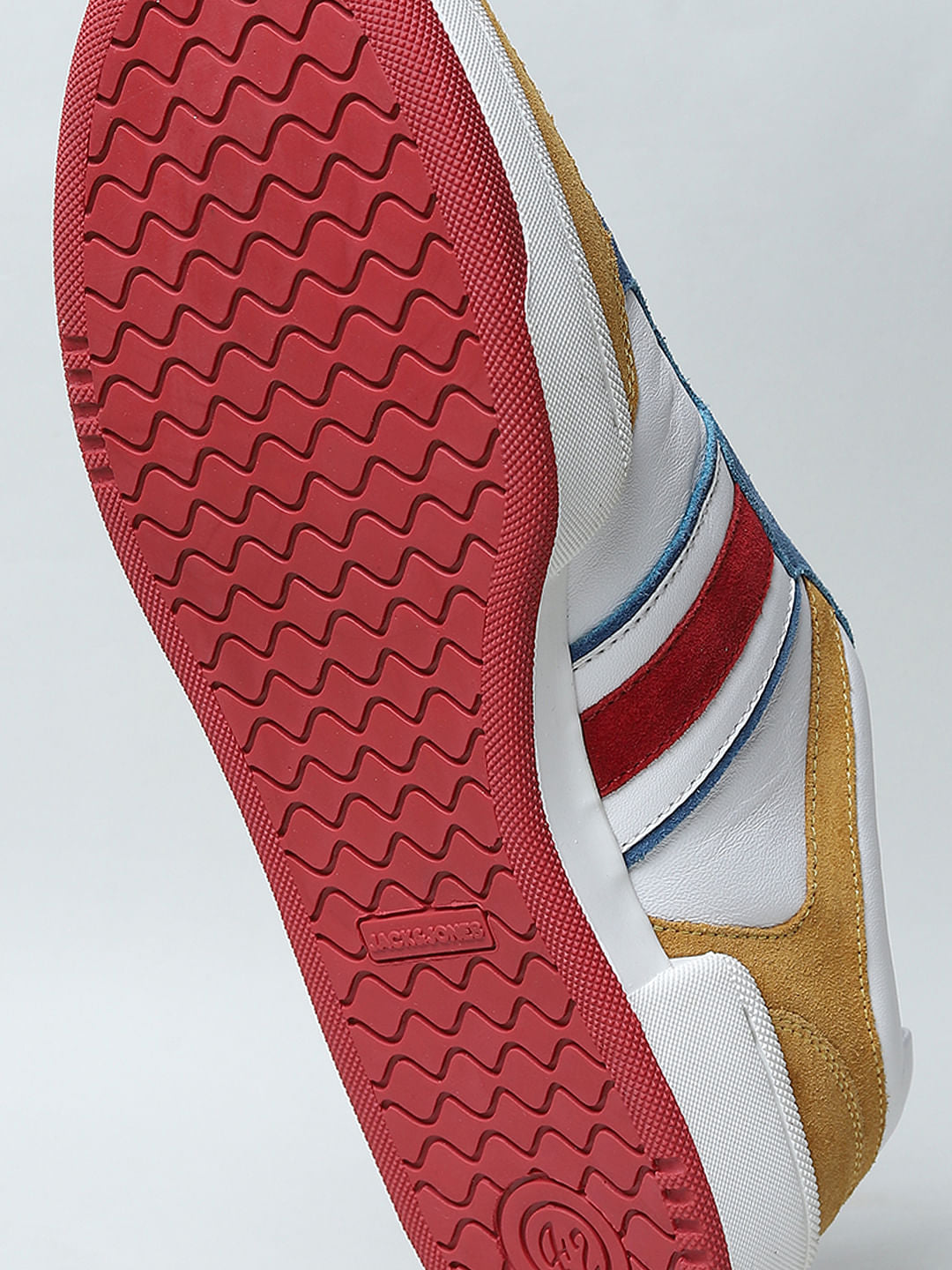 Yellow Colourblocked Sneakers