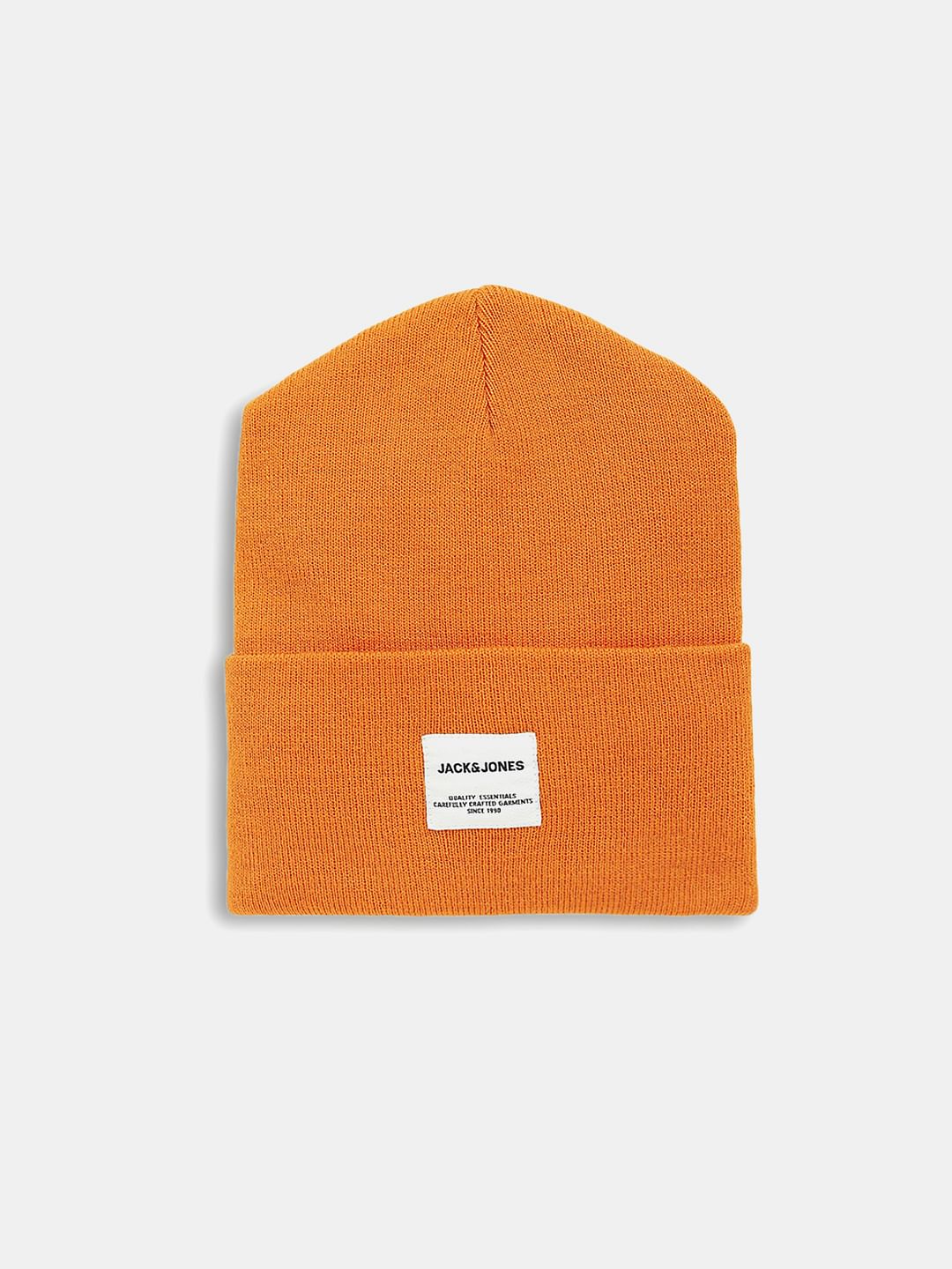 Bright Orange Knit Beanie