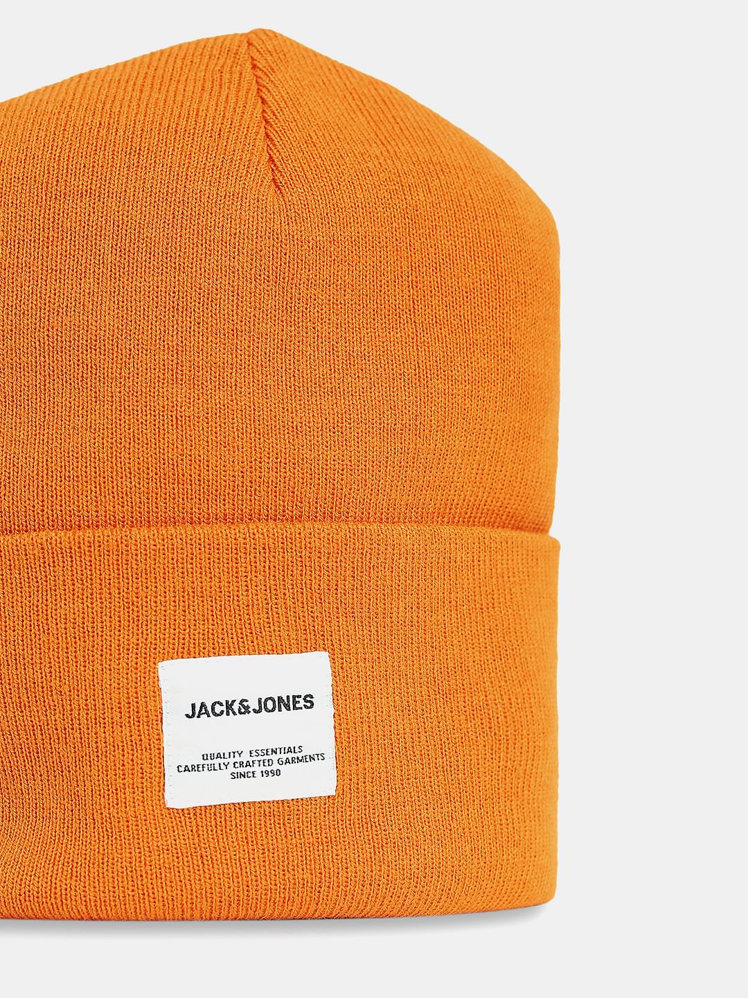 Bright Orange Knit Beanie
