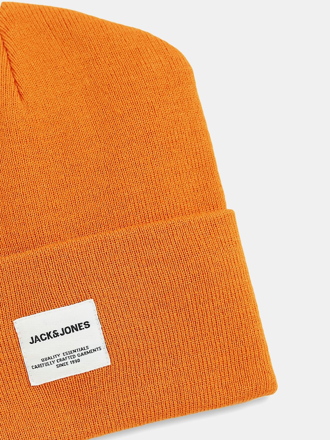 Bright Orange Knit Beanie