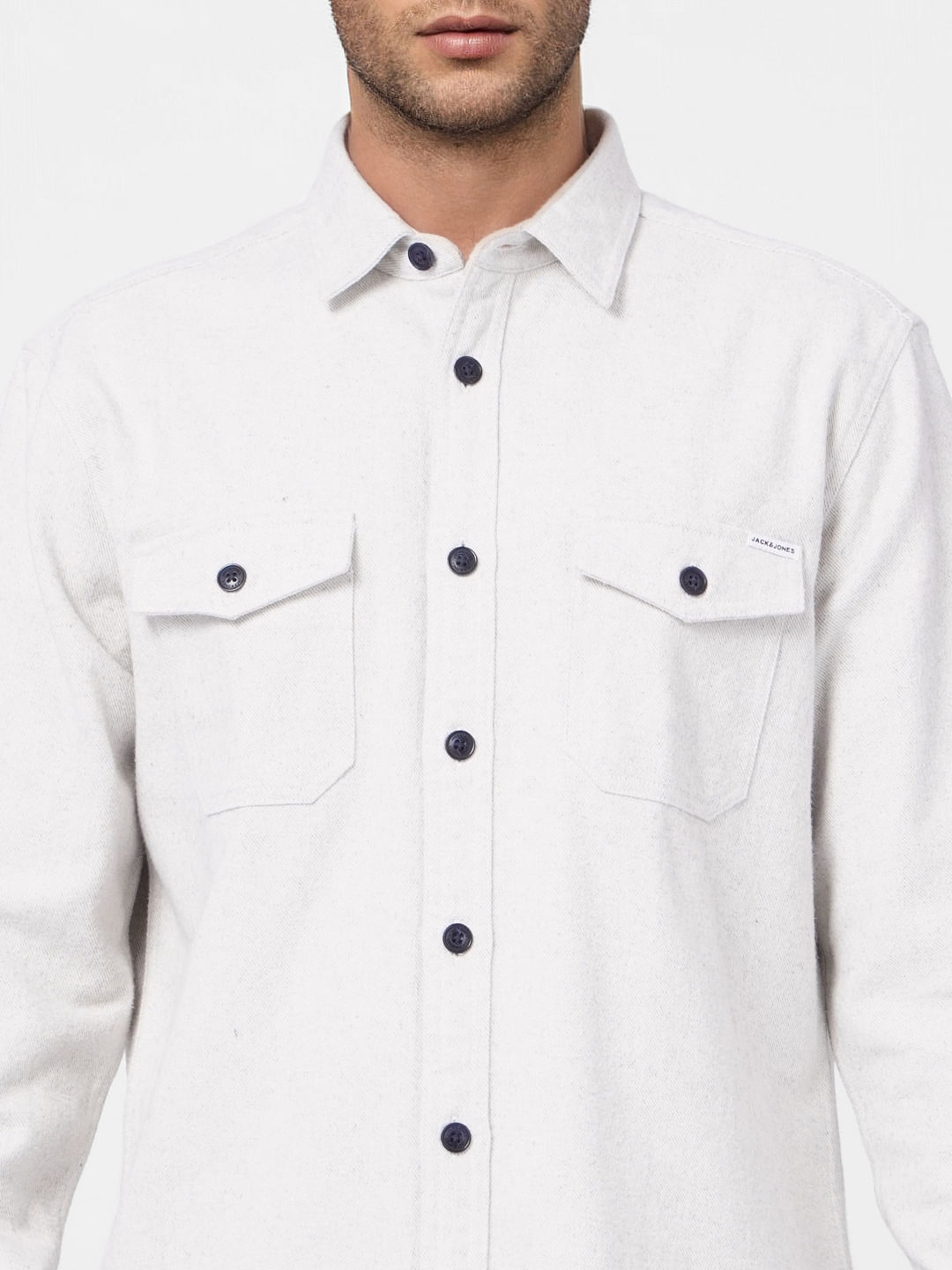 Grey Full Sleeves Shirt