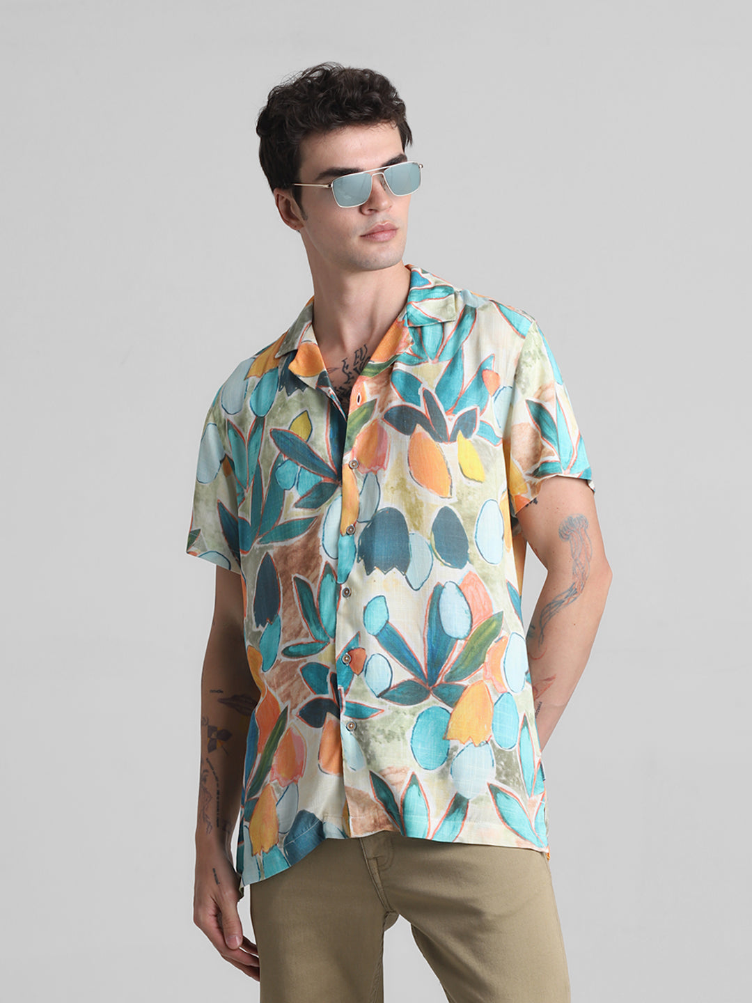 JACK&JONES Regular Fit Printed Shirts