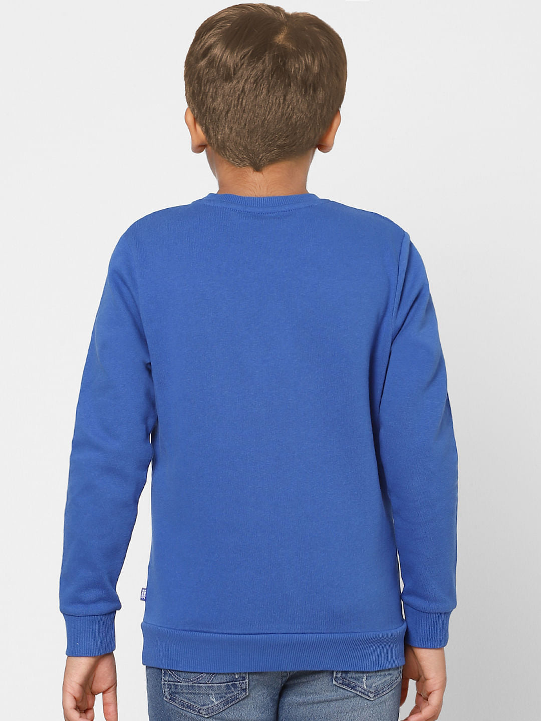 BOYS Blue Graphic Print Sweatshirt