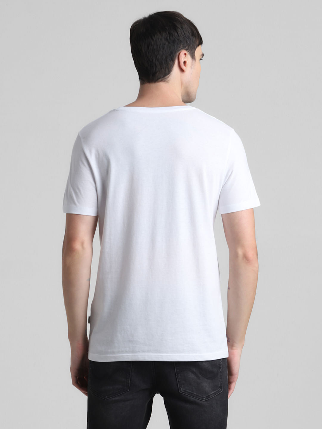 White Chest Pocket T-shirt