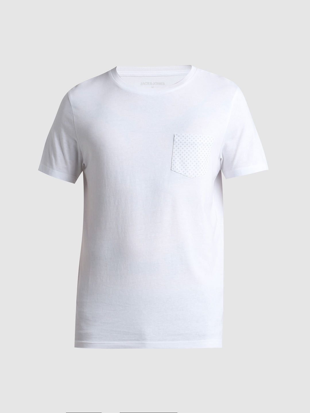 White Chest Pocket T-shirt