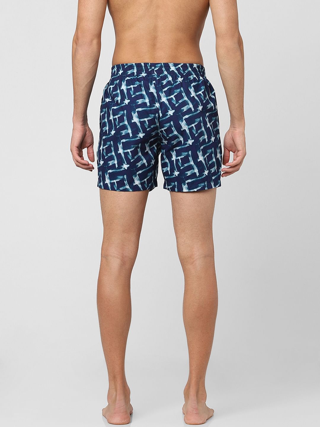 Blue Printed Boxers
