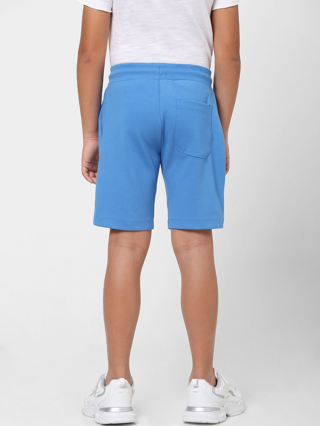 Boys Light Blue Low Rise Sweatshorts