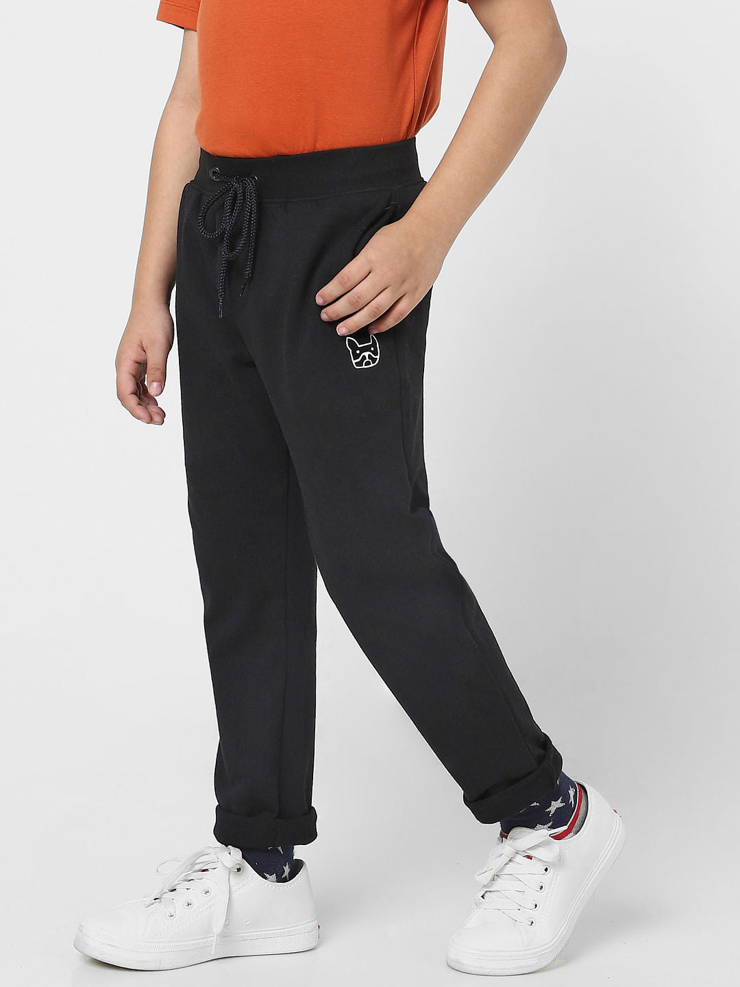 Boys Black Sweatpants