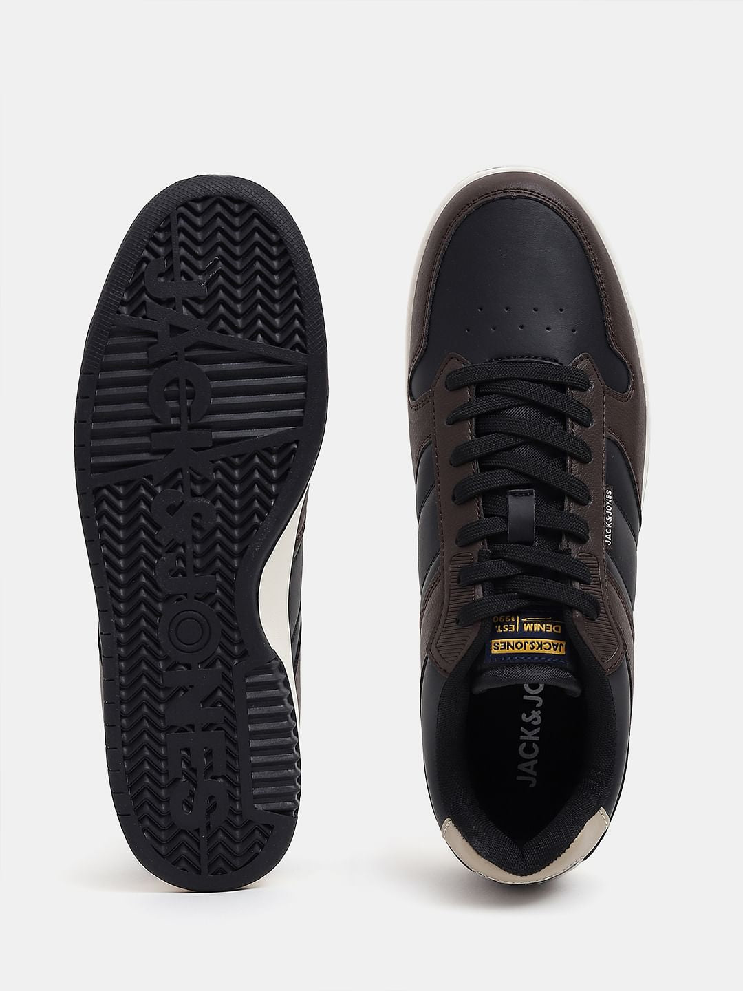 Dark Brown Lace Up Sneakers