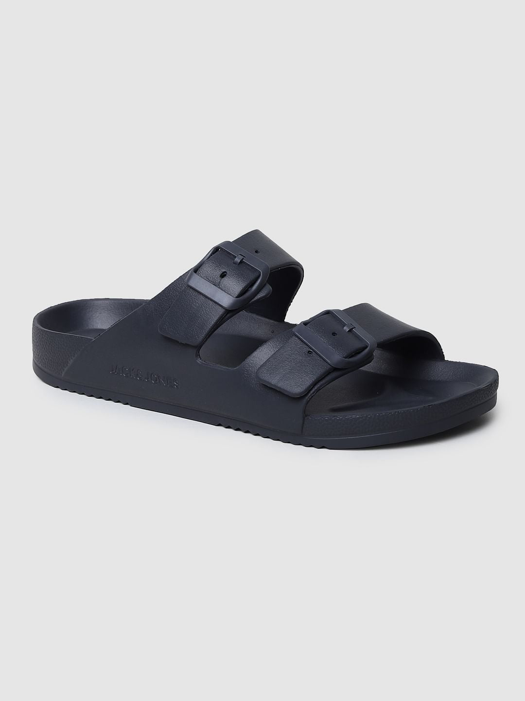 Black Moulded Sandals