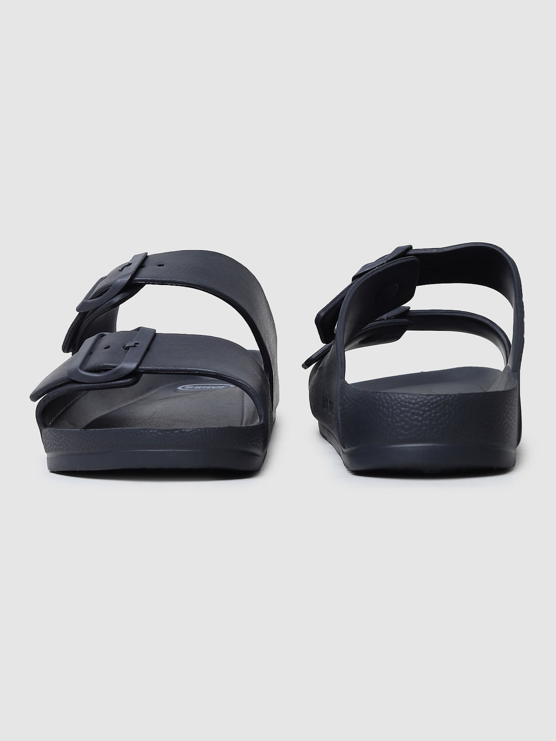 Black Moulded Sandals