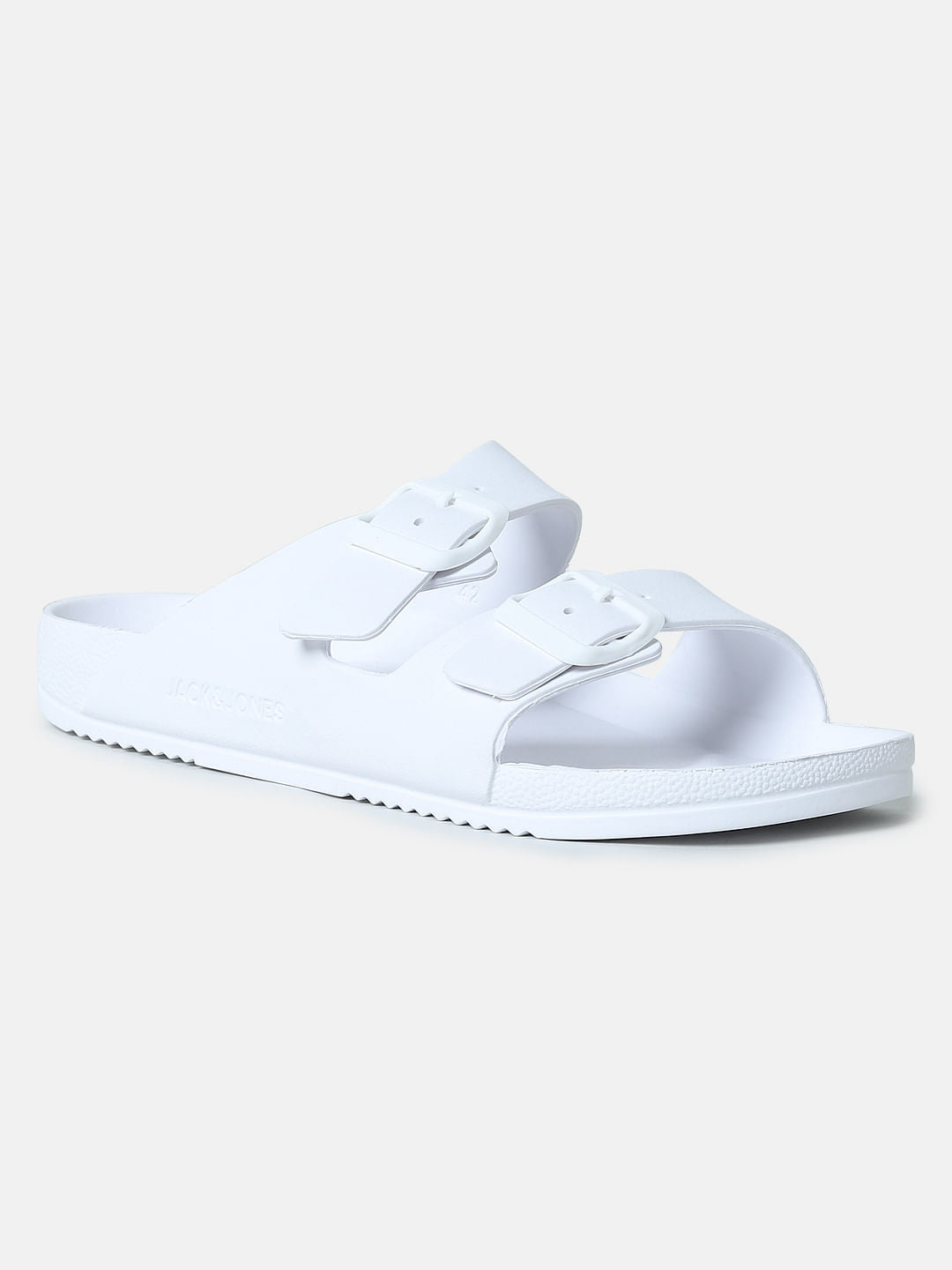 White Moulded Sandals