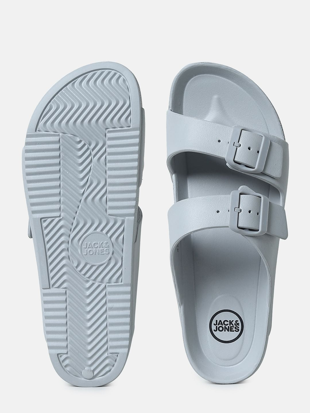 Grey Moulded Sandals