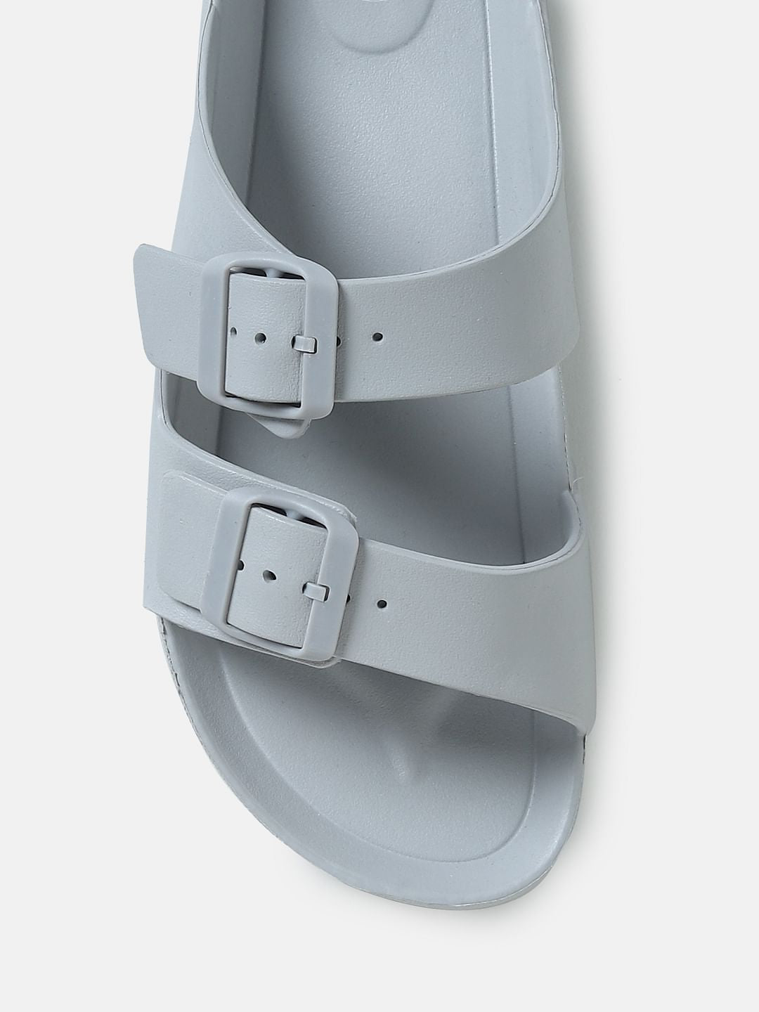 Grey Moulded Sandals