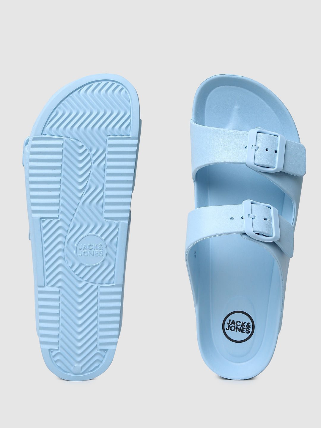 Blue Moulded Sandals