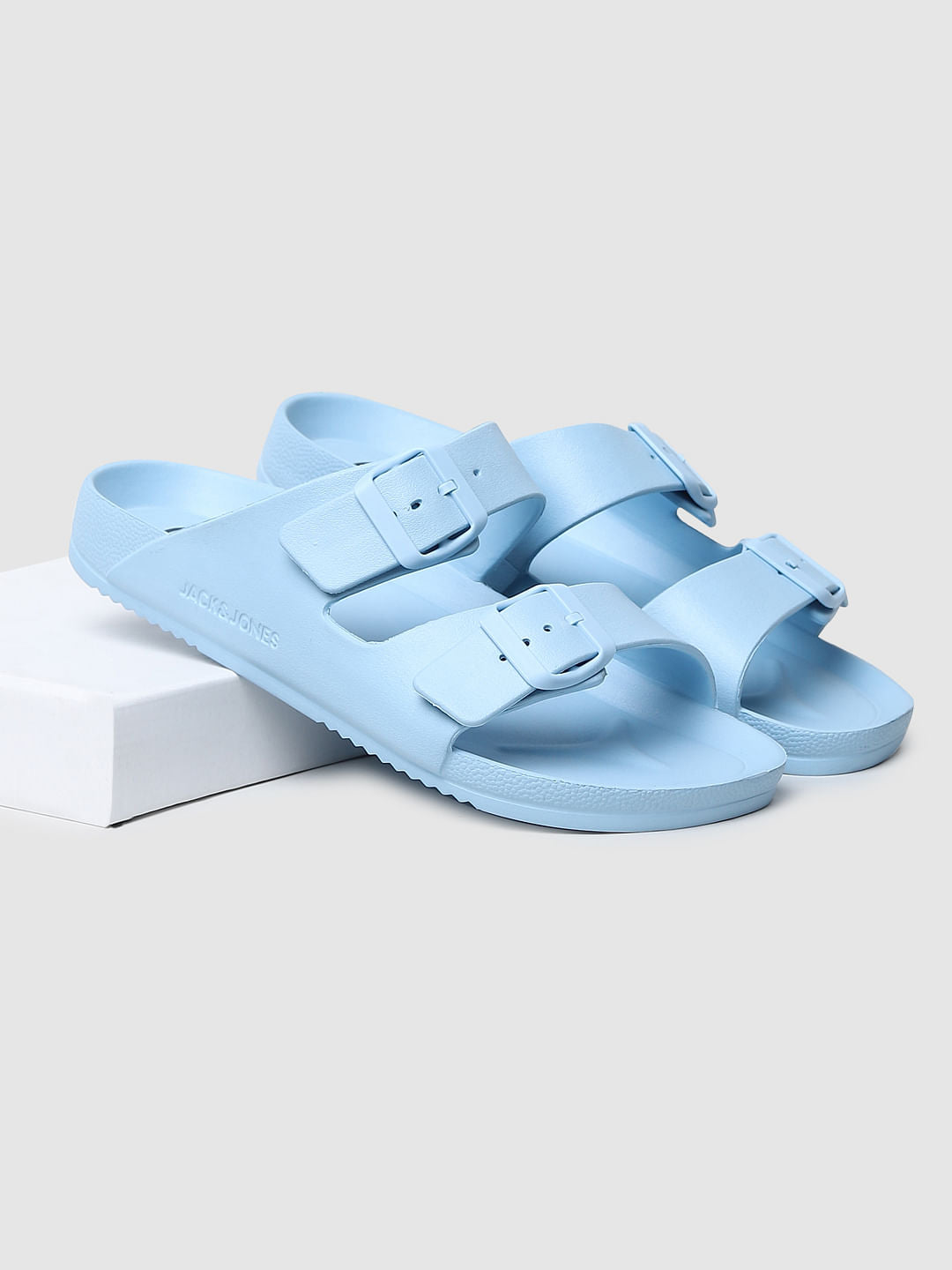 Blue Moulded Sandals