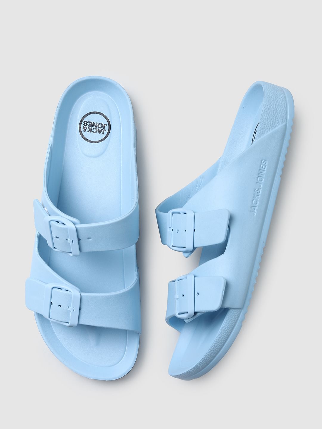 Blue Moulded Sandals