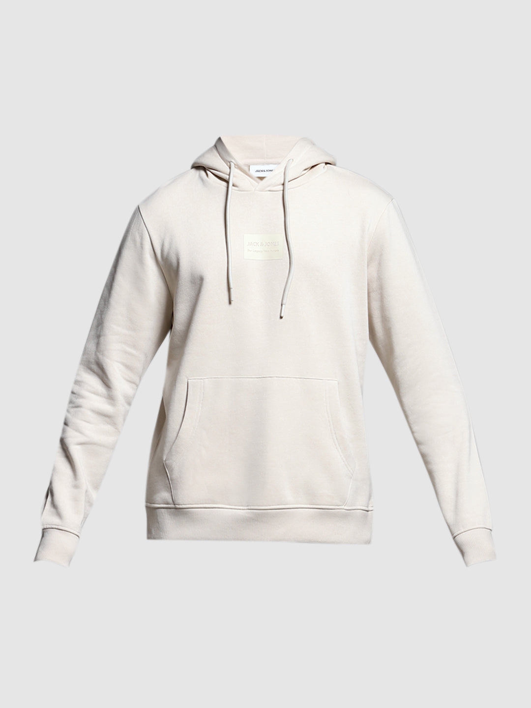 Beige Hooded Sweatshirt