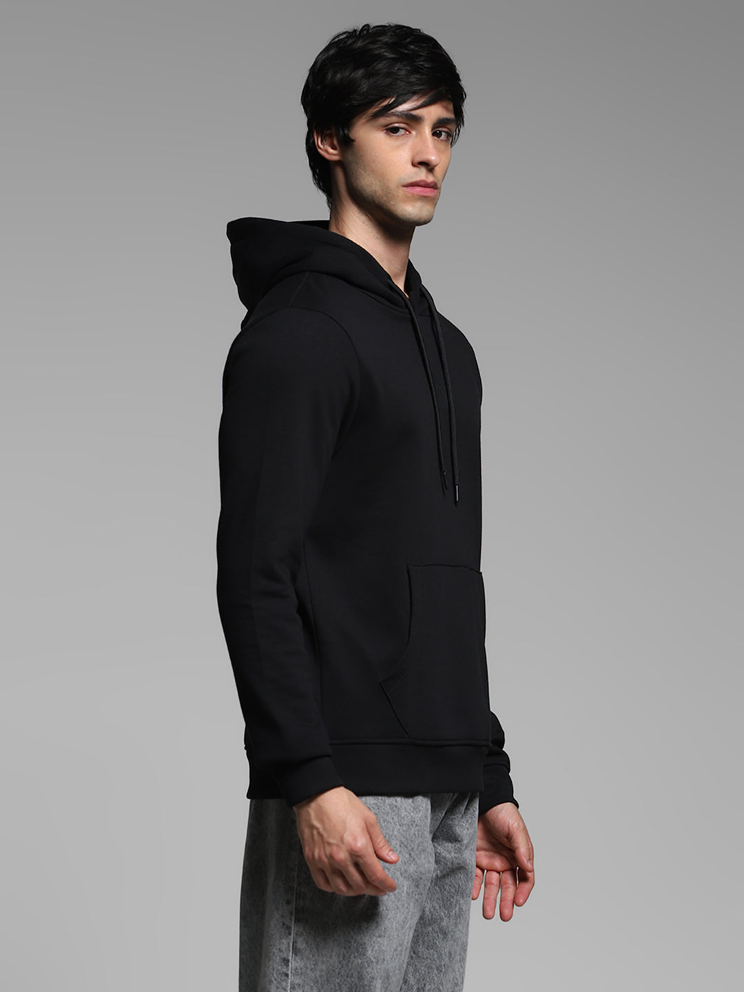 Black Hooded Sweatshirt