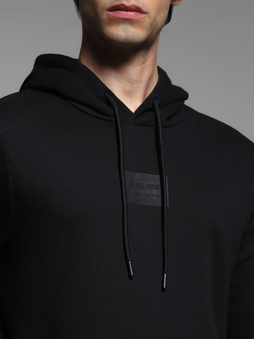 Black Hooded Sweatshirt