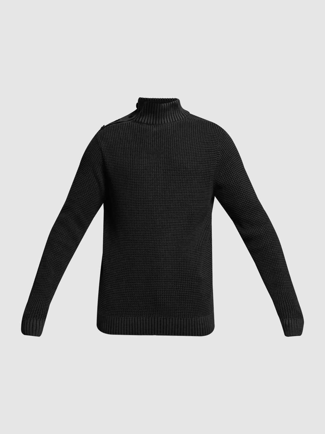 Black High Neck Sweater