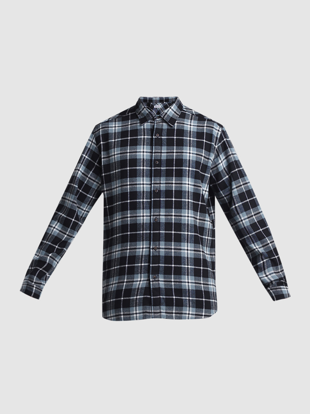 Men's Goblin Blue Checked Flannel Shirt Regular Fit