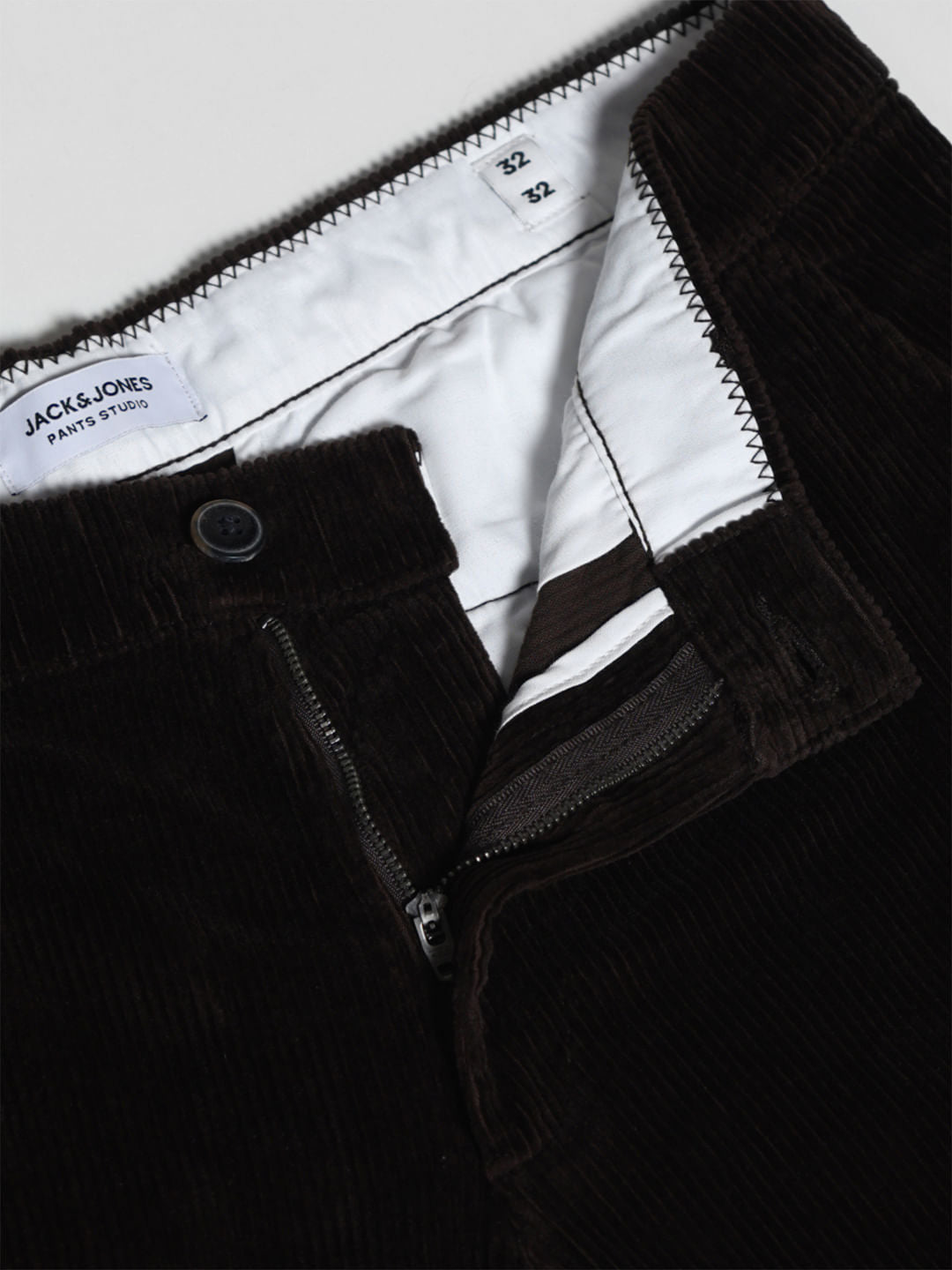 DARK BROWN CORDUROY CHINOS