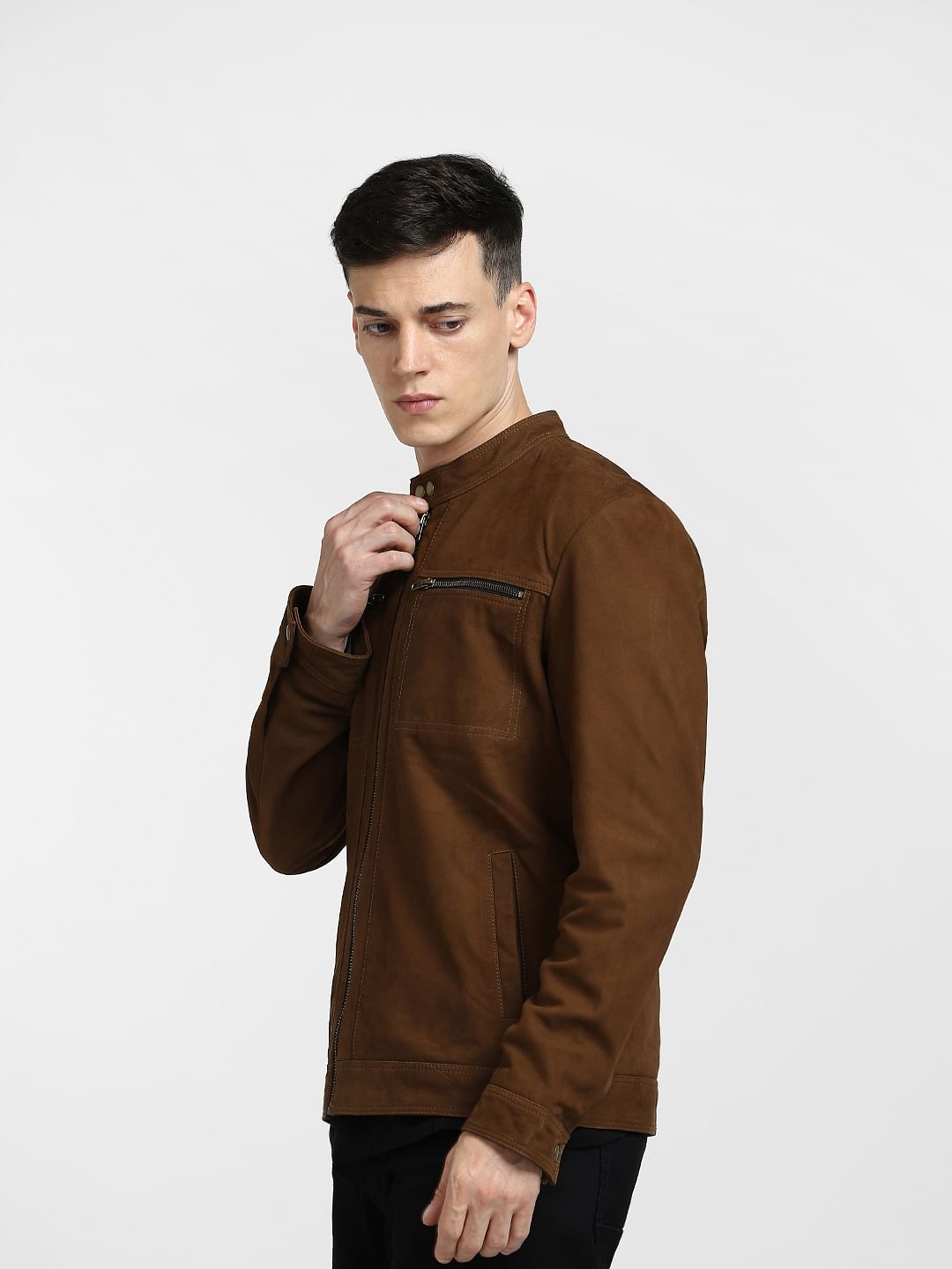 Light Brown Leather Jacket