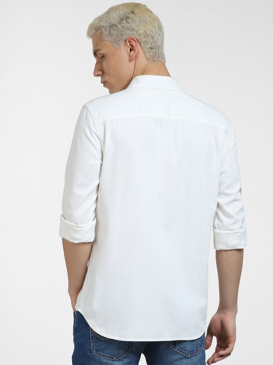 Off-White Denim Full Sleeves Shirt