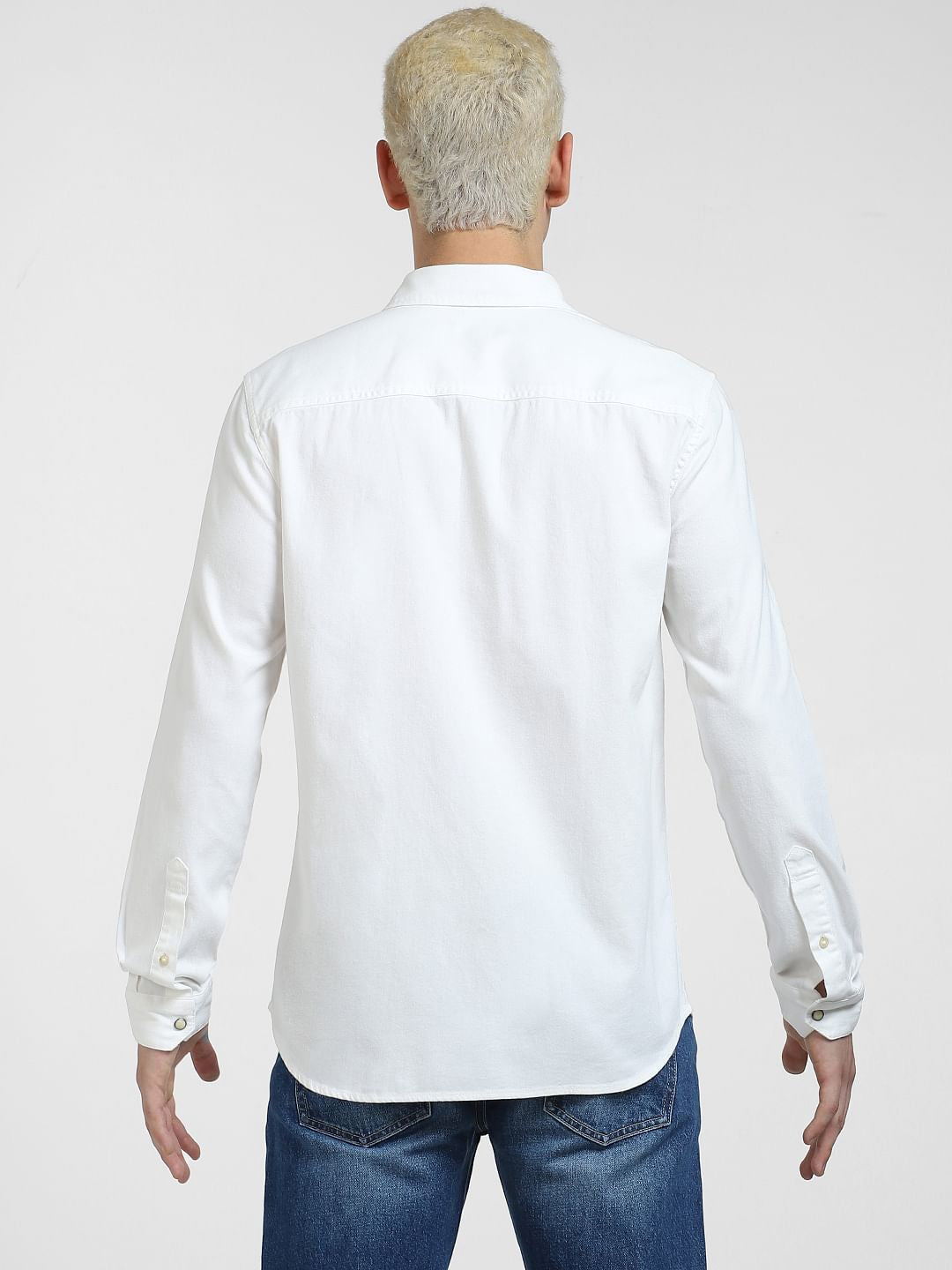 Off-White Denim Full Sleeves Shirt