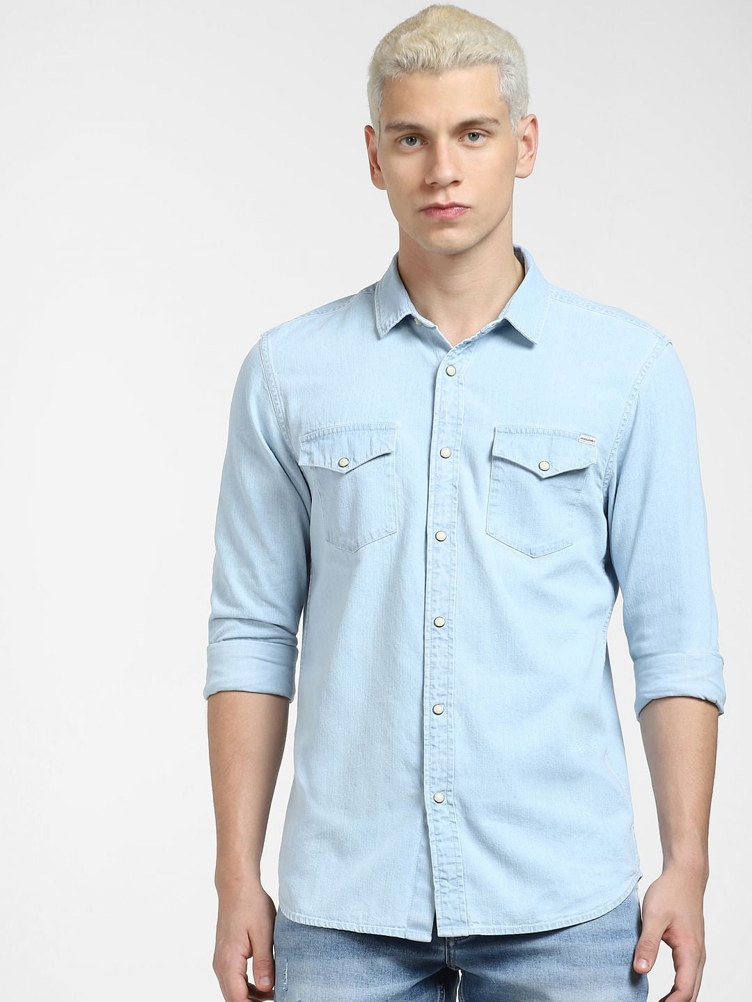 Blue Denim Full Sleeves Shirt
