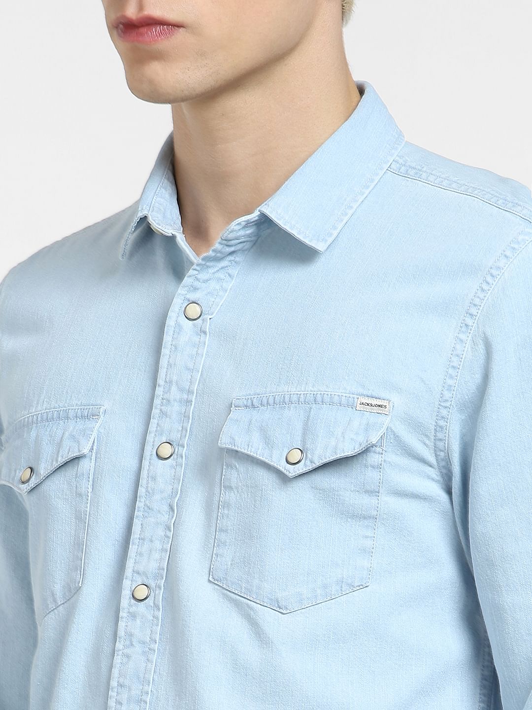 Blue Denim Full Sleeves Shirt
