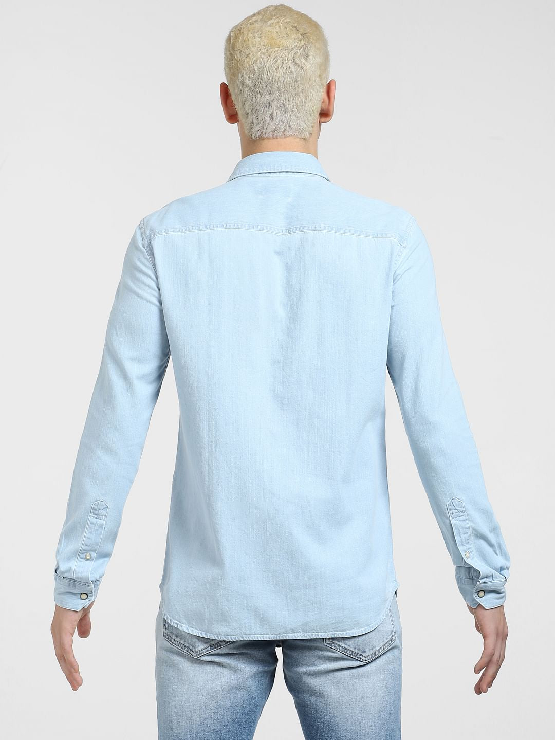 Blue Denim Full Sleeves Shirt