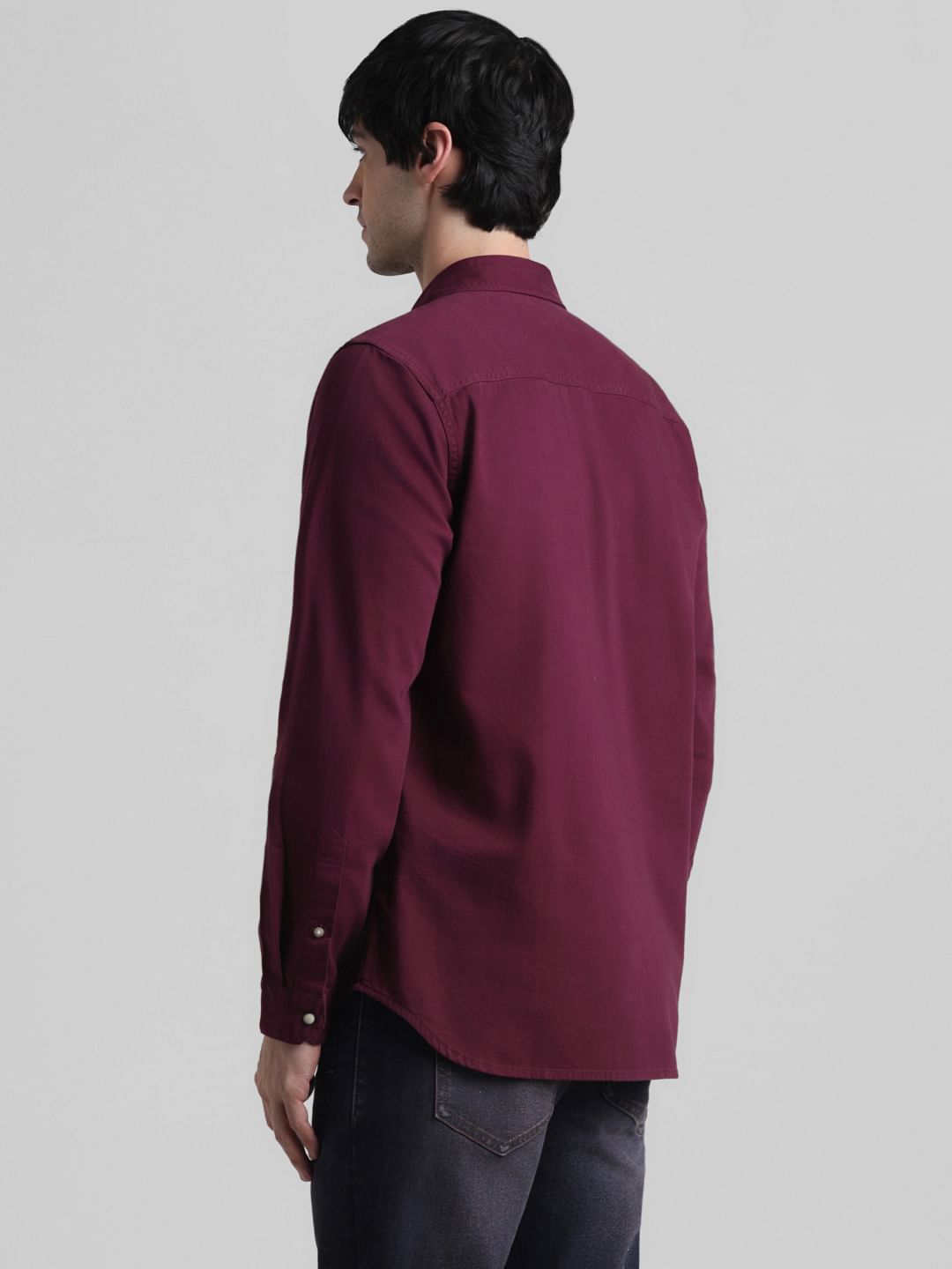 Maroon Full Sleeves Shirt