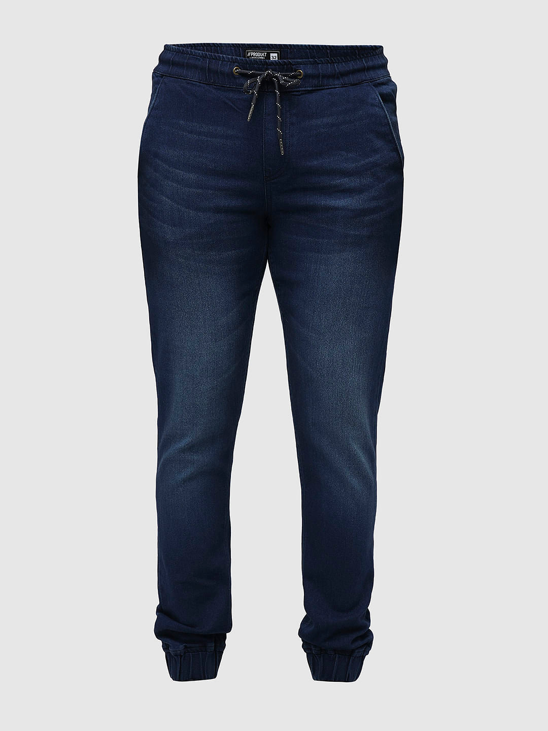 PRODUKT by JACK&JONES Dark Blue Drawstring Slim Jeans