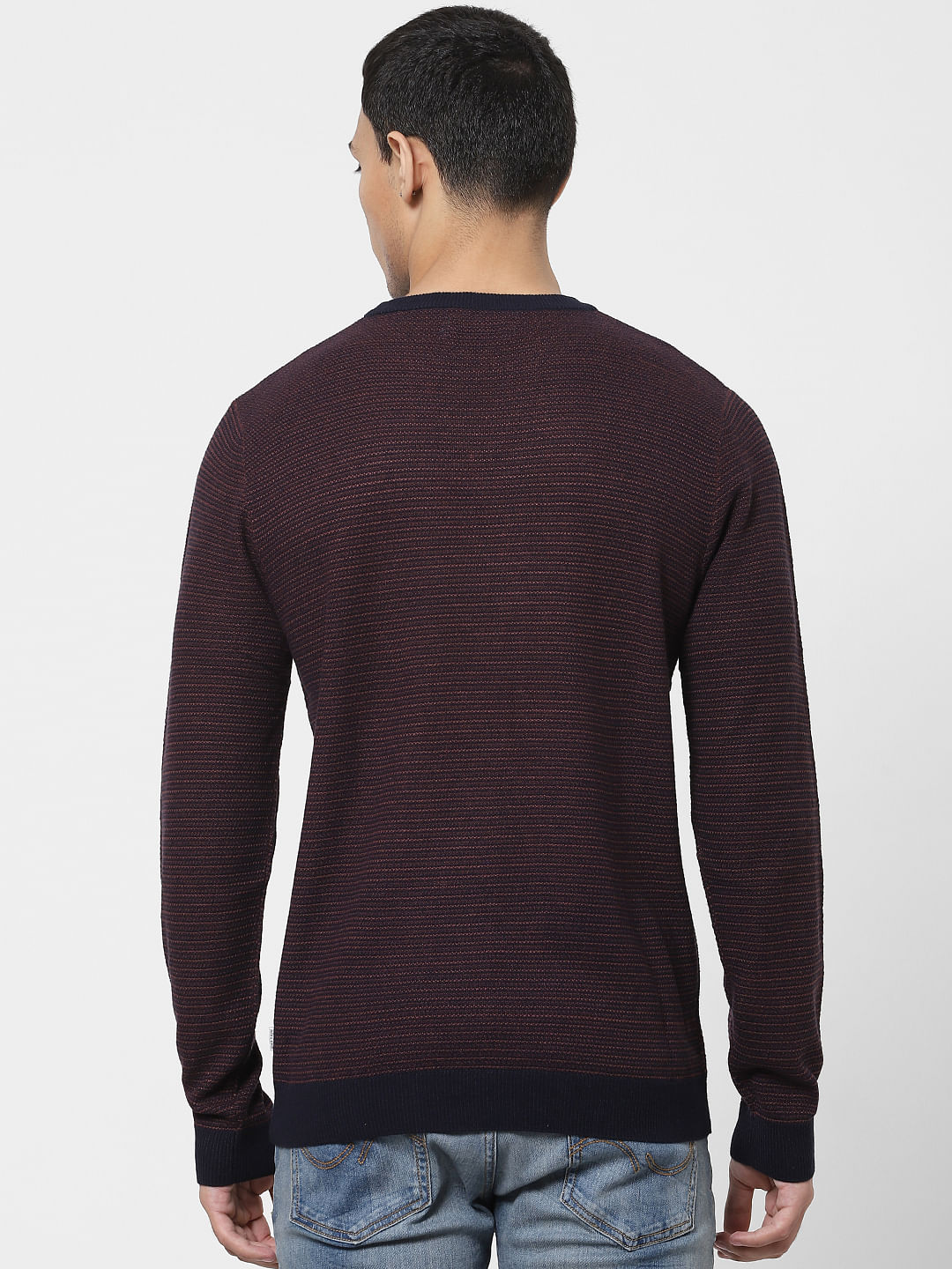 Blue Knit Pullover