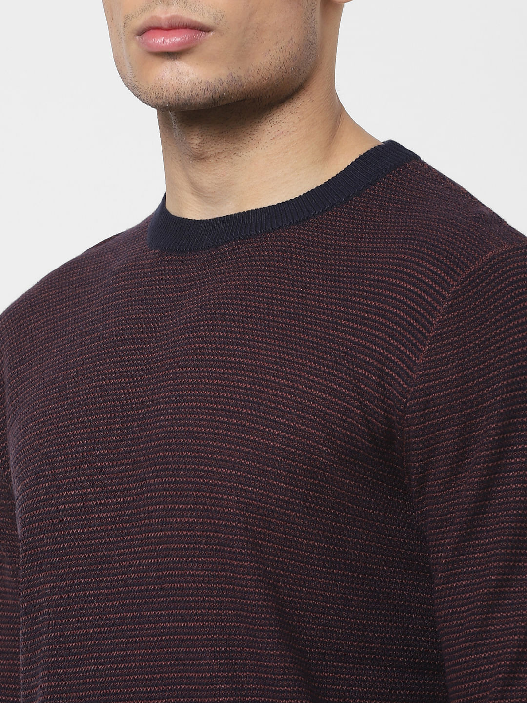Blue Knit Pullover