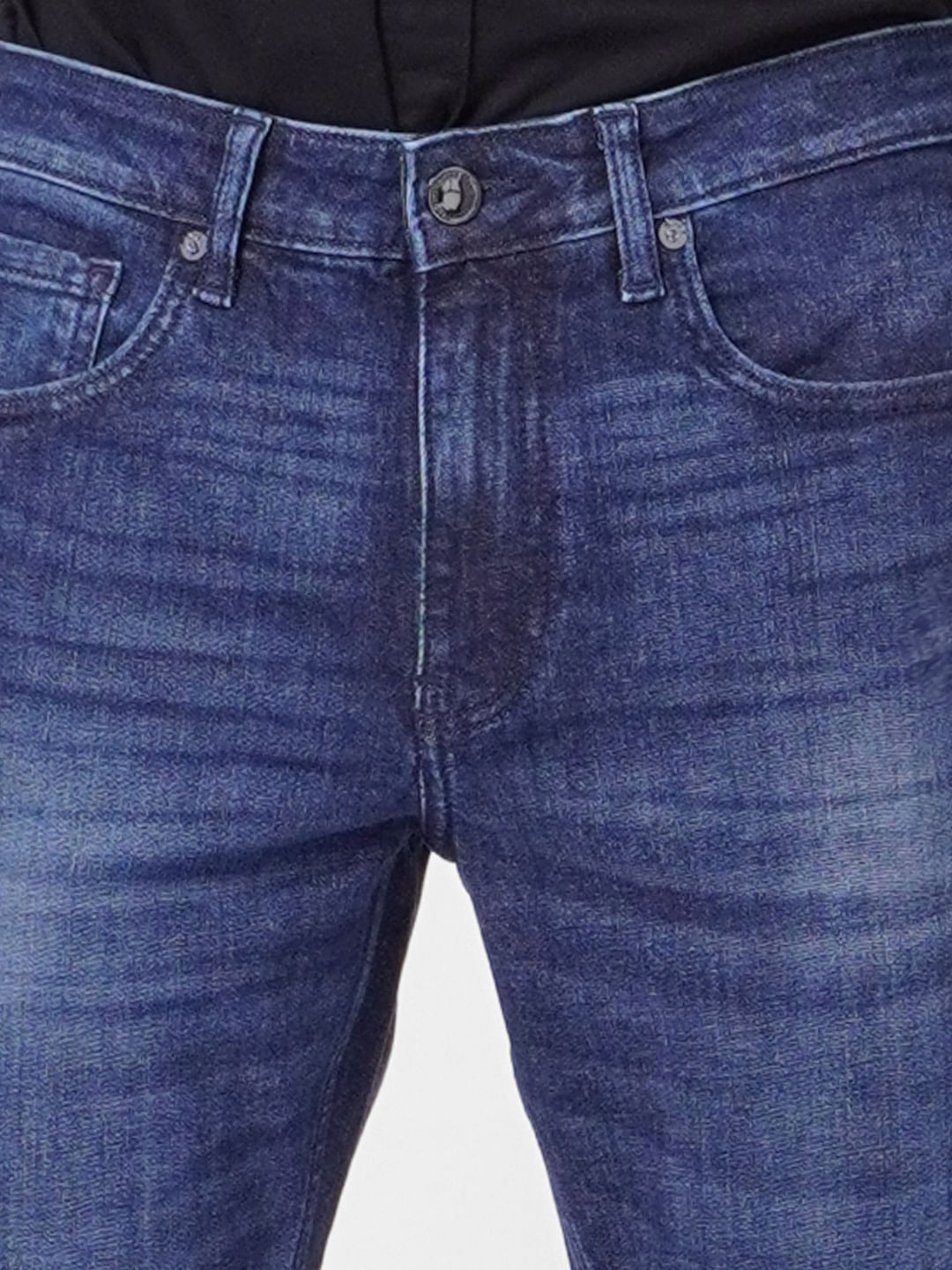 Dark Blue Low Rise Glenn Slim Jeans