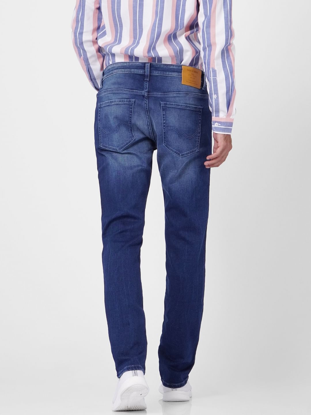 Dark Blue Low Rise Ben Skinny Jeans